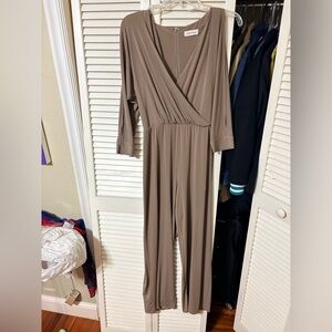 Calvin Klein Taupe Jumpsuit